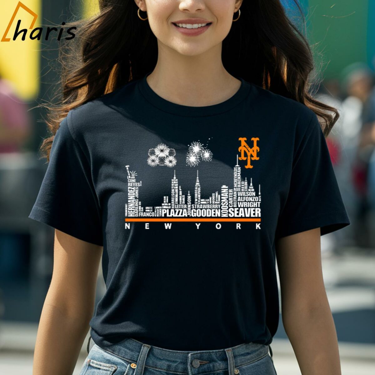 New York Mets Players Name City Firework T shirt 2 Shirt