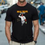 New York Yankees Aaron Judge 3rd All Time Ops In Yankee History Signature Shirt 1 Shirt