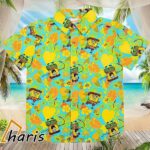 Nickelodeon Spongebob Squarepants Big Boys Hawaiian Shirt 1 1