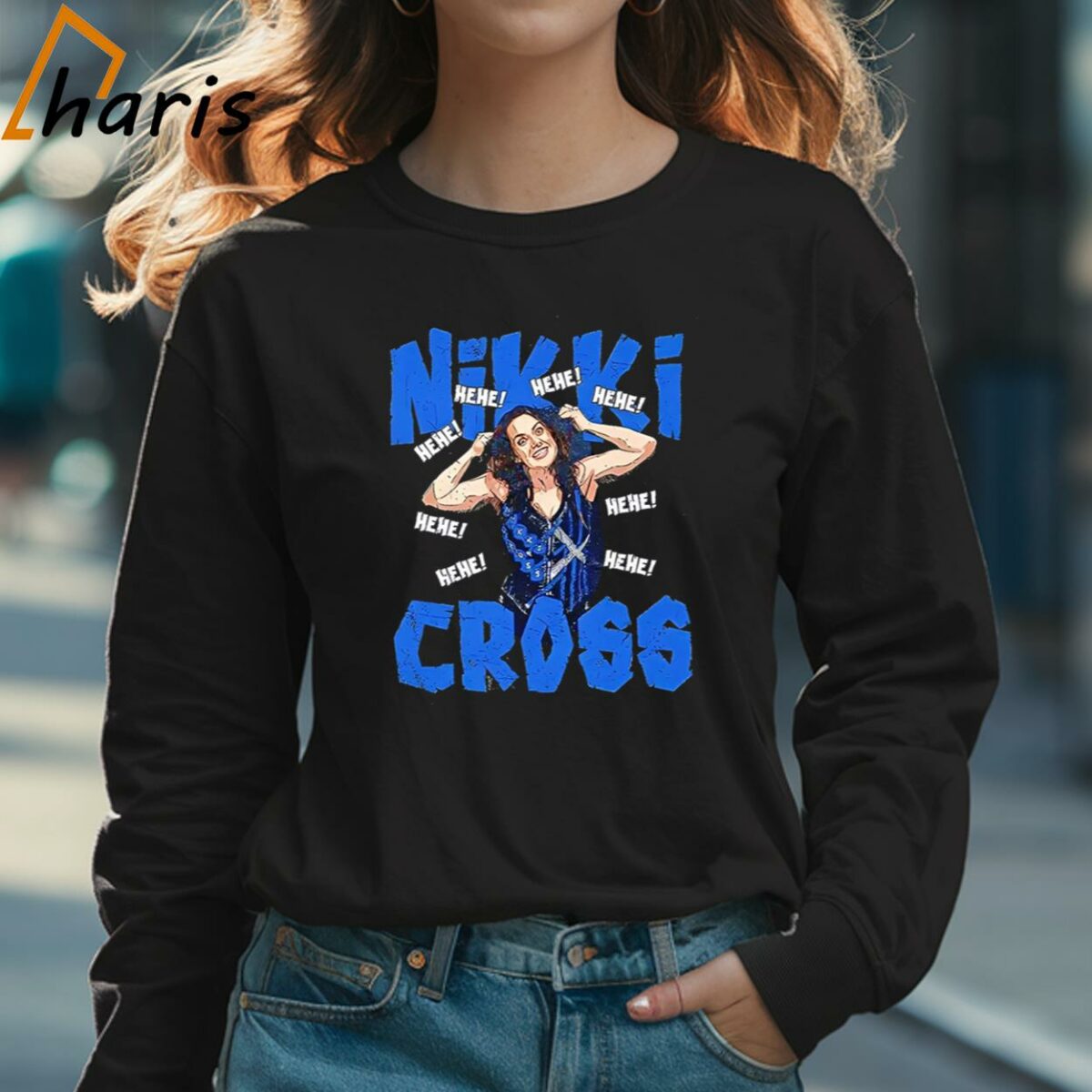 Nikki Cross Hehe Womens Wrestling Shirt 3 Long sleeve shirt