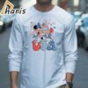 Official USA Minnie and Daisy Happy 4th of July shirt 3 long sleeve shirt