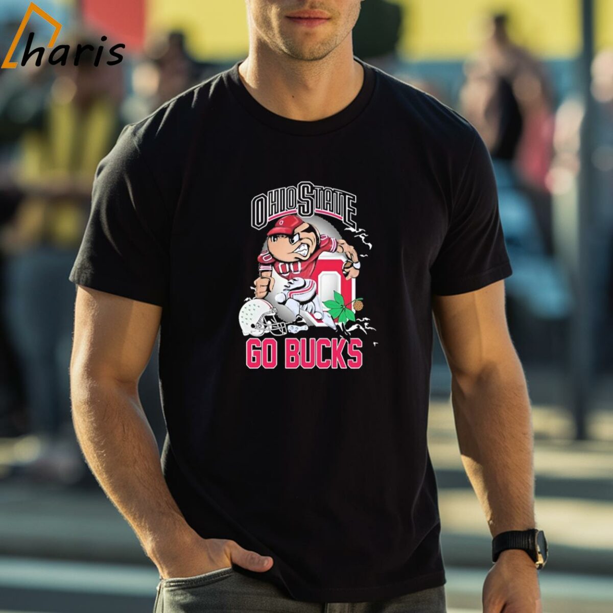 Ohio State Buckeyes Go Bucks Brutus Buckeye Mascot Shirt 1 Shirt