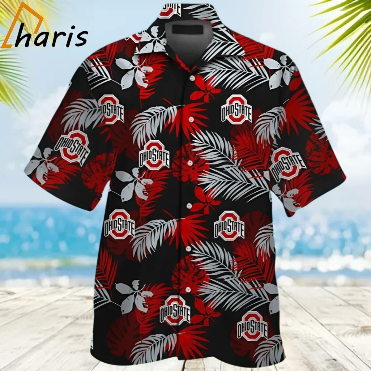 Ohio State Buckeyes Tropical Hawaiian Shirt 2 2