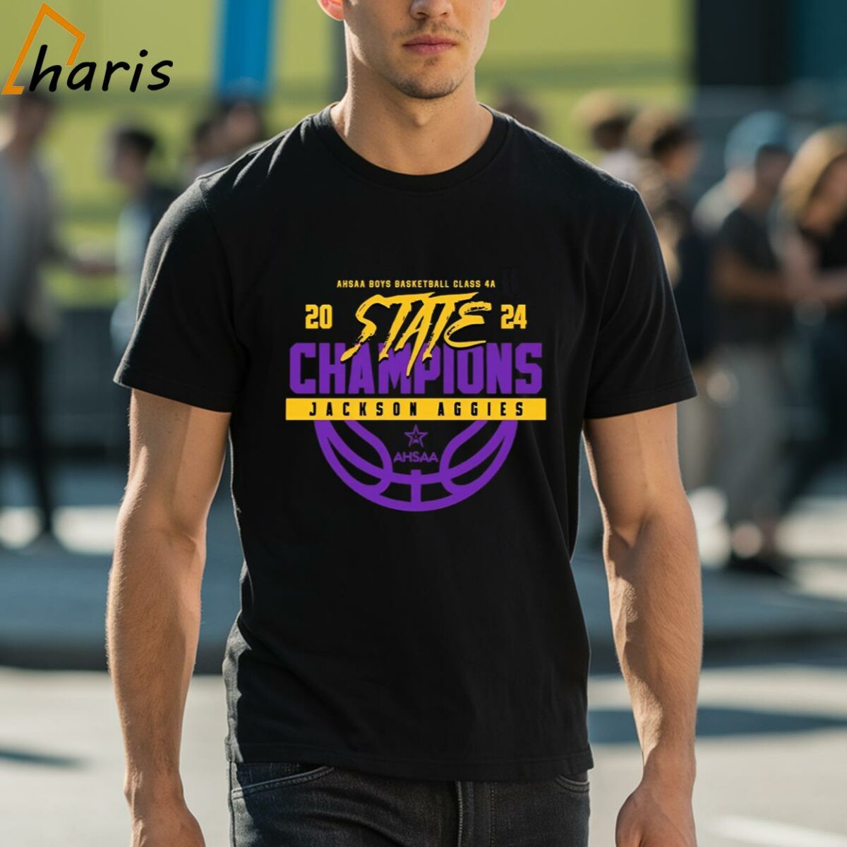 Original 2024 Ahsaa Boys Basketball 4a State Champions Jackson Aggies T shirt 1 shirt