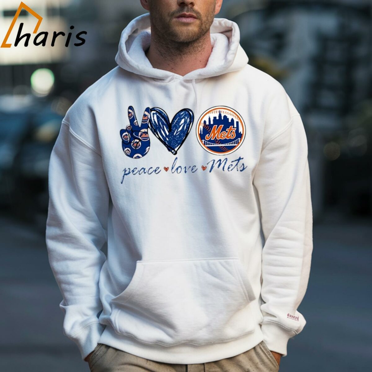 Peace Love New York Mets Logo Shirt 5 Hoodie