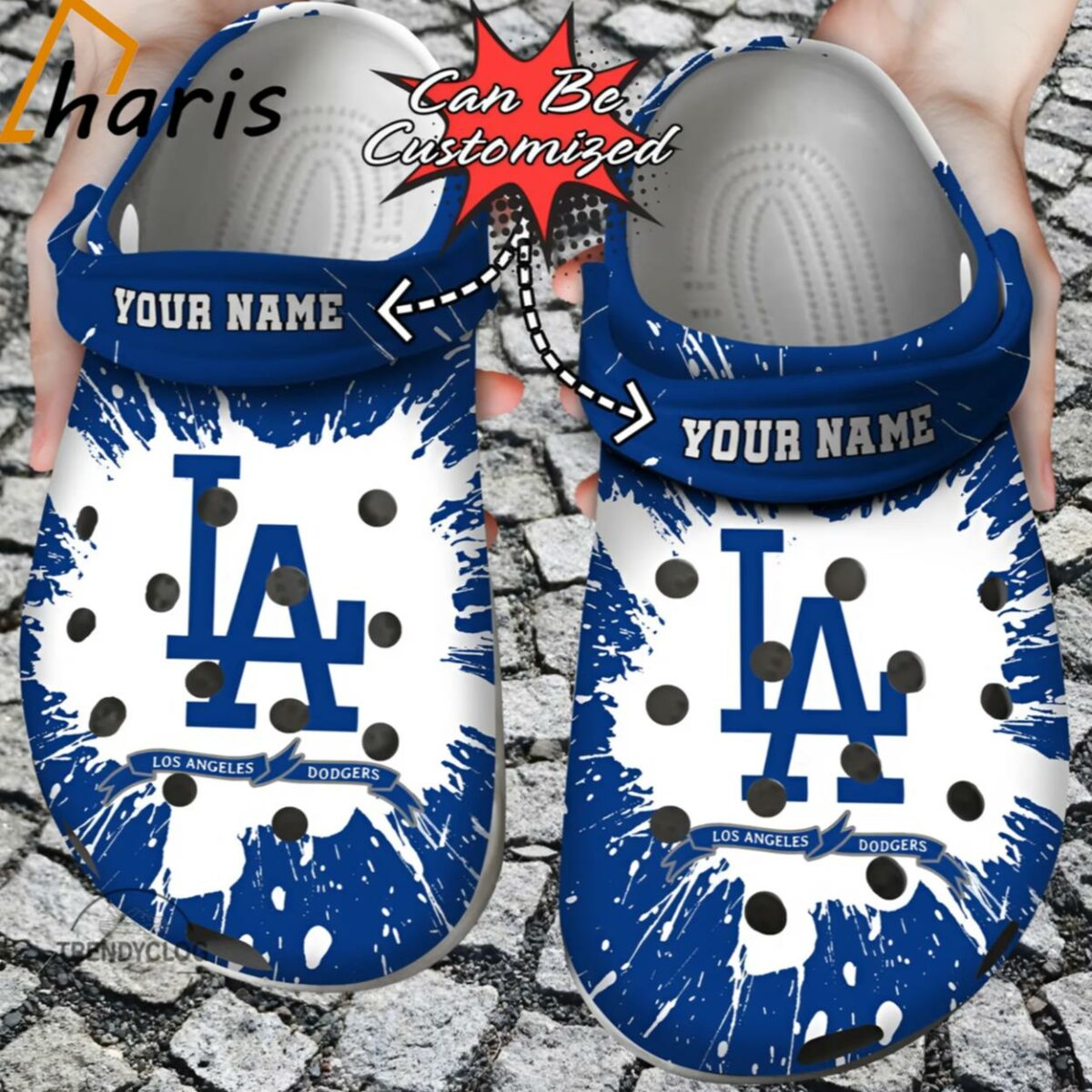 Personalized Los Angeles Dodgers MLB Team Unisex Sport Clogs 1 jersey