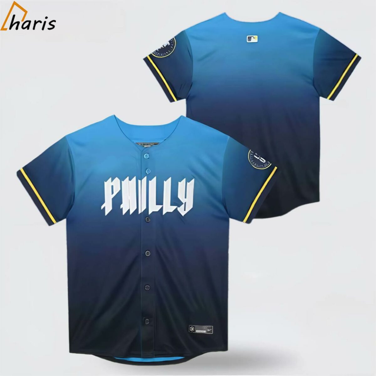 Phillies Boys City Connect Blank Baseball 2024 Jersey 1 1