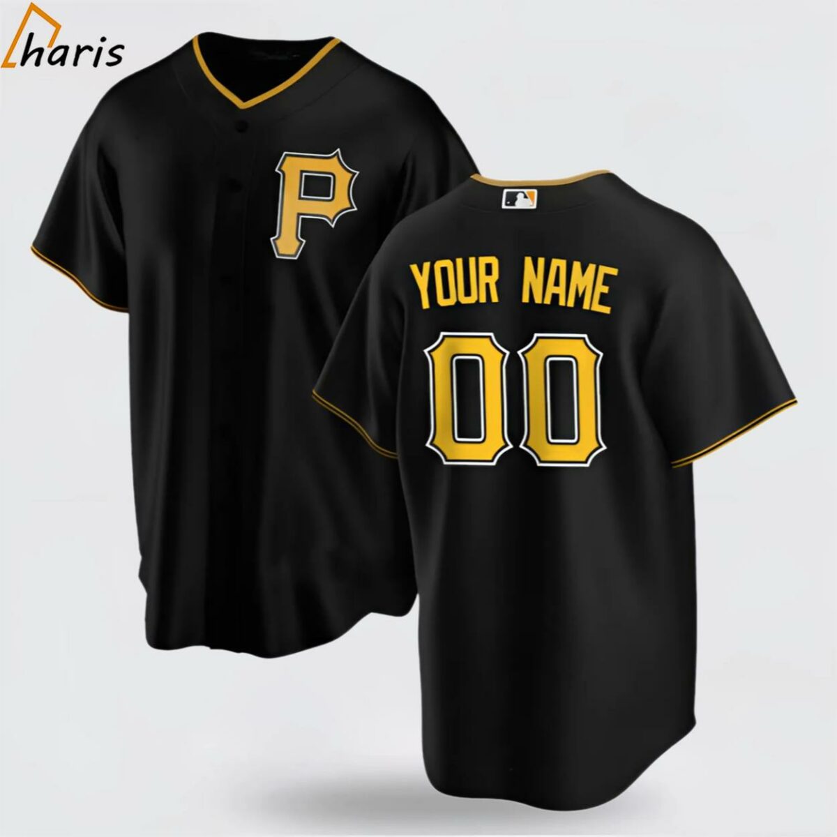 Pittsburgh Pirates Black Alternate Custom Name Number Baseball Jersey 1 jersey