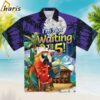 Purple I'm Not Waiting Til 5 Parrot Vacation Hawaiian Shirt 1 1 1