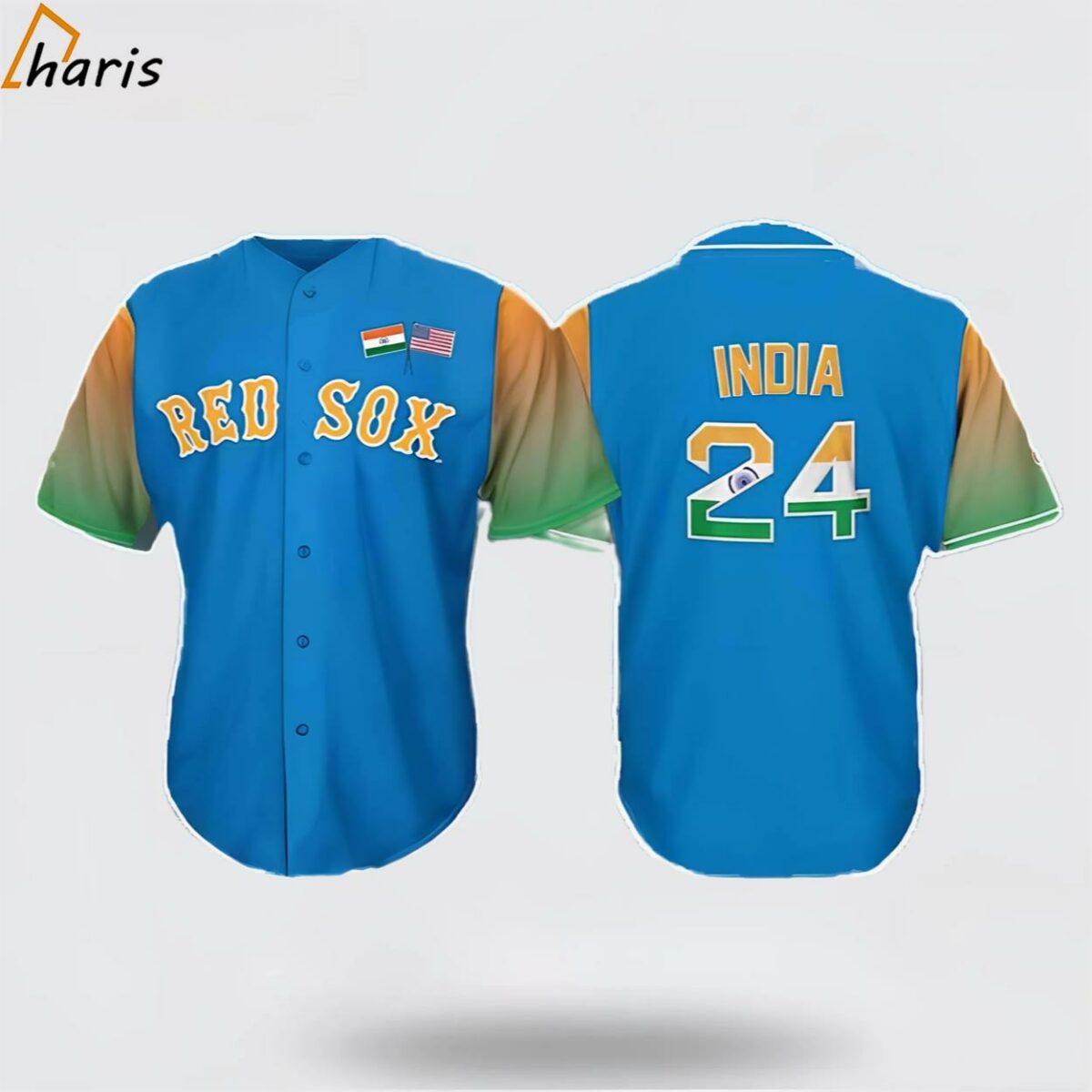 Red Sox India Celebration Jersey 2024 Giveaway 1 1