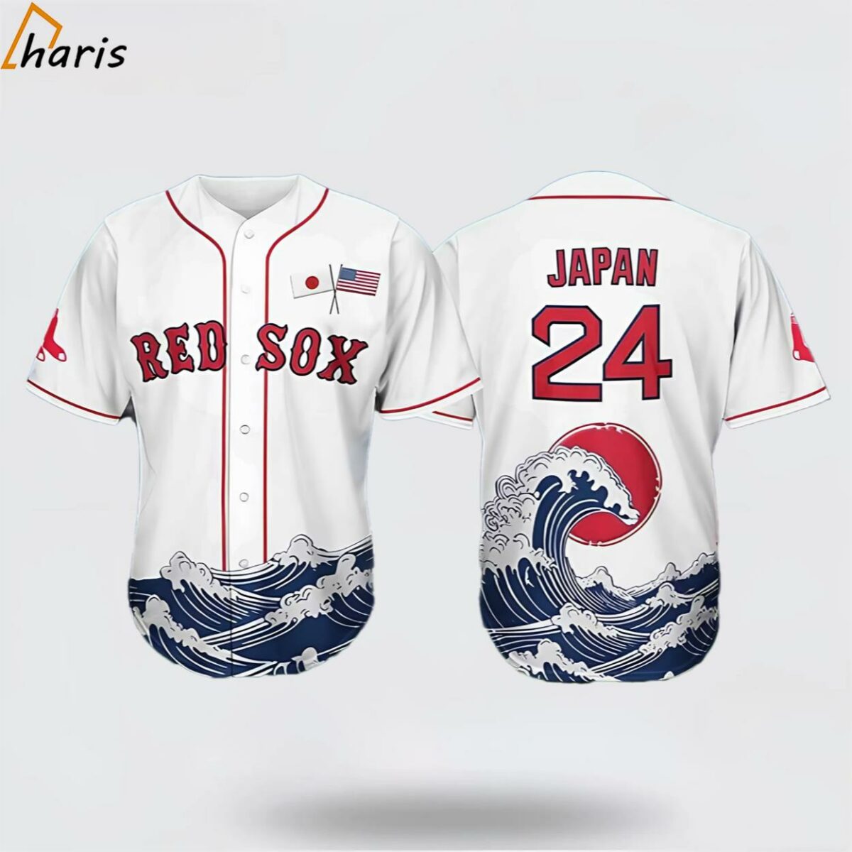 Red Sox Japanese Heritage And Culture Baseball Jersey 2024 Giveaway 1 1