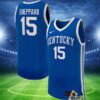 Reed Sheppard Royal Kentucky Wildcats Basketball Jersey