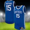 Reed Sheppard Royal Kentucky Wildcats Basketball Jersey 3 3