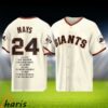 Rip Willie Mays Giants Jersey 1 1