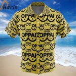 Saitama Oppai One Punch Man Button Up Hawaiian Shirt 1 1
