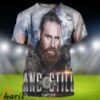 Sami Zayn And Still WWE Intercontinental Champion WWE Clash 3D Shirt 1 1