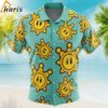 Shine Sprite Super Mario Sunshine Button Up Hawaiian Shirt 1 1