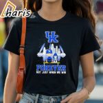 Snoopy And Charlie Brown Watching Kentucky Wildcats Forever Not Just When We Win Shirt 1 shirt