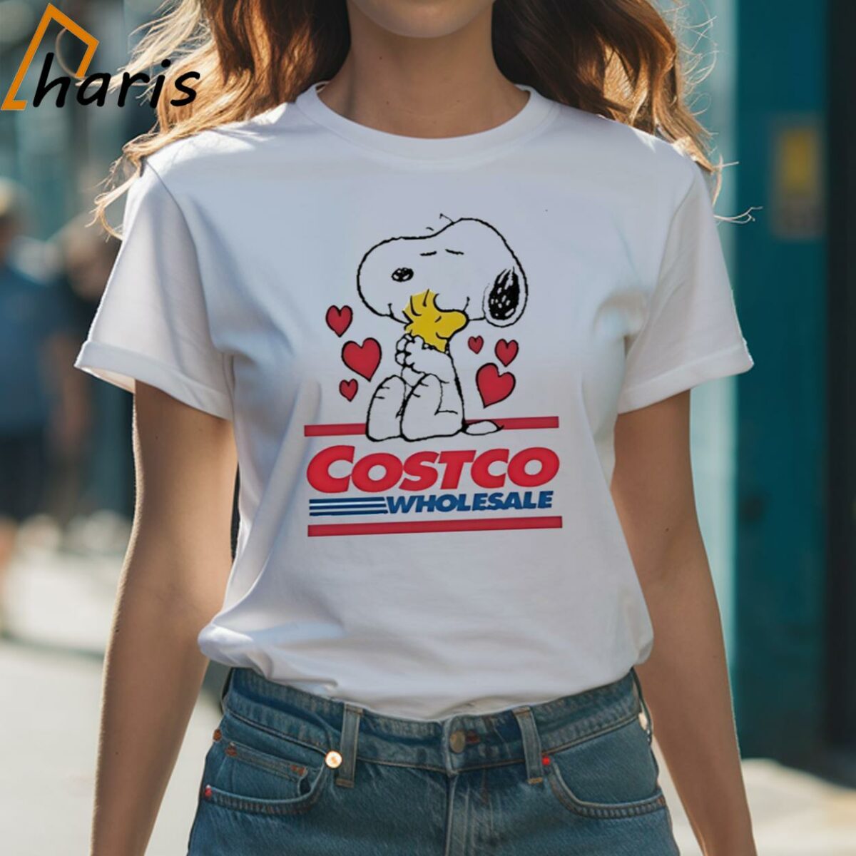 Snoopy And Woodstock Loves Costco Wholesale Logo T shirt 1 Shirt