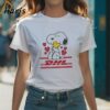 Snoopy And Woodstock Loves DHL Logo T shirt 1 Shirt