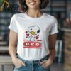 Snoopy And Woodstock Loves H E B Logo T shirt 1 Shirt