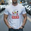 Snoopy And Woodstock Loves H E B Logo T shirt 2 Shirt