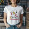 Snoopy And Woodstock Loves Hardees Logo T shirt 1 Shirt