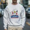Snoopy And Woodstock Loves Lowes Logo T shirt 3 Sweatshirt