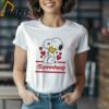 Snoopy And Woodstock Loves Speedway Logo T shirt 1 Shirt