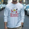 Snoopy And Woodstock Loves Target Logo T shirt 3 Long sleeve shirt