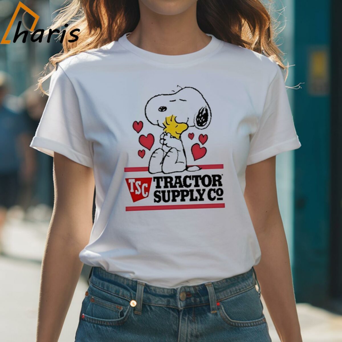 Snoopy And Woodstock Loves Tractor Supply Logo T shirt 1 Shirt