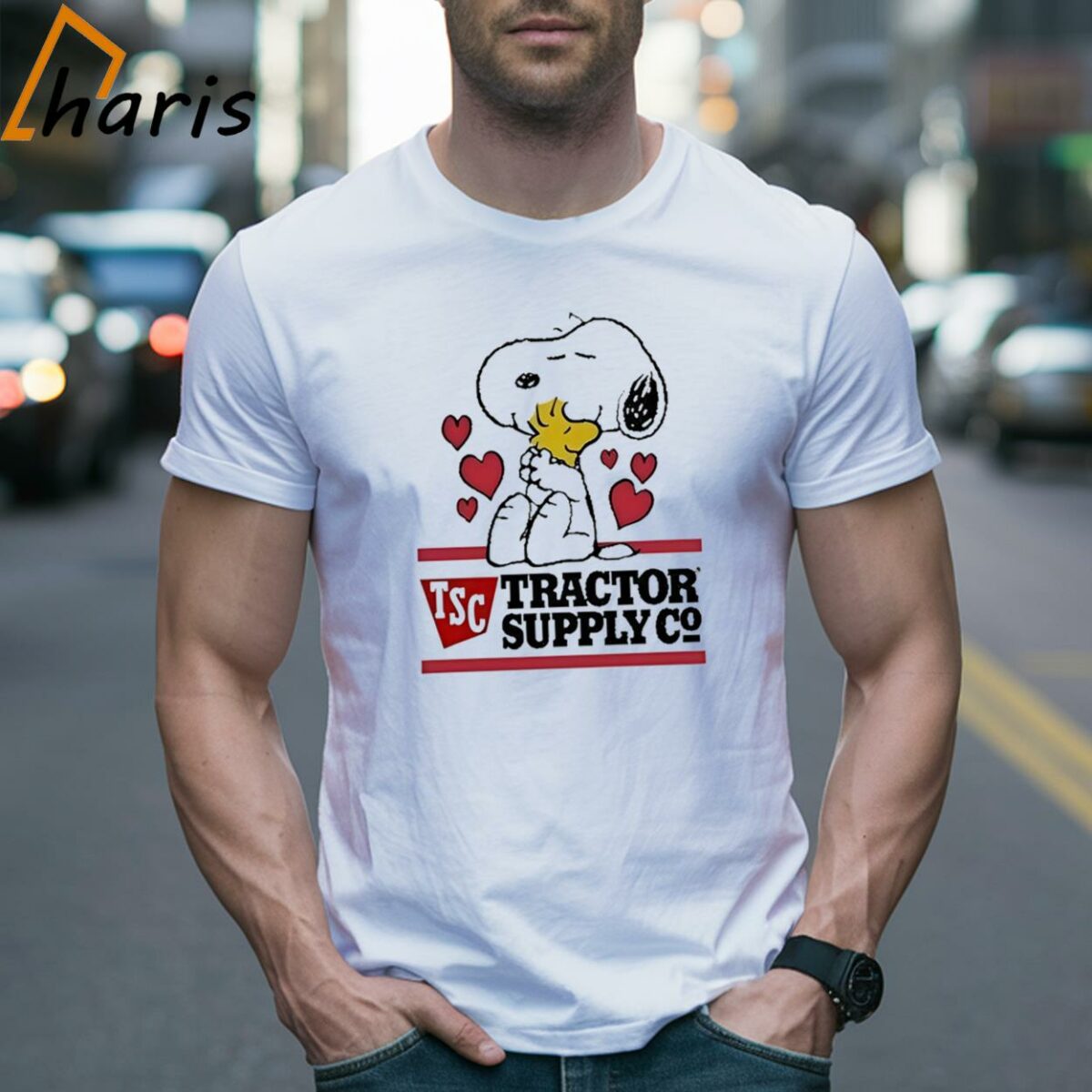 Snoopy And Woodstock Loves Tractor Supply Logo T shirt 2 Shirt