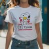 Snoopy And Woodstock Loves Tyson Logo T shirt 1 Shirt