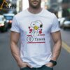 Snoopy And Woodstock Loves Tyson Logo T shirt 2 Shirt
