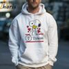 Snoopy And Woodstock Loves Tyson Logo T shirt 5 Hoodie