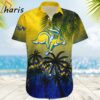 South Dakota State Jackrabbits Coconut Tree Tropical Grunge Hawaiian Shirt 2 2