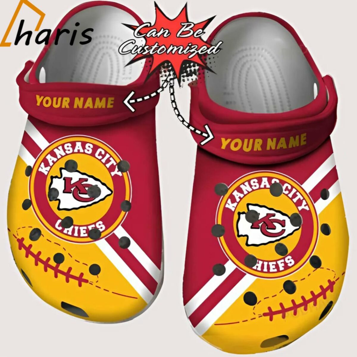 Support Kansas City Chief Personalized Clogs For Fans 1 jersey