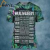 Suwannee Hulaween Poster At Spirit Of The Suwannee Music Park 3D Shirt 1 1