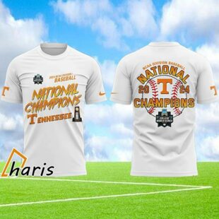 Tennessee Volunteers Champion 2024 NCAA Division Baseball 3D T Shirt 1 1