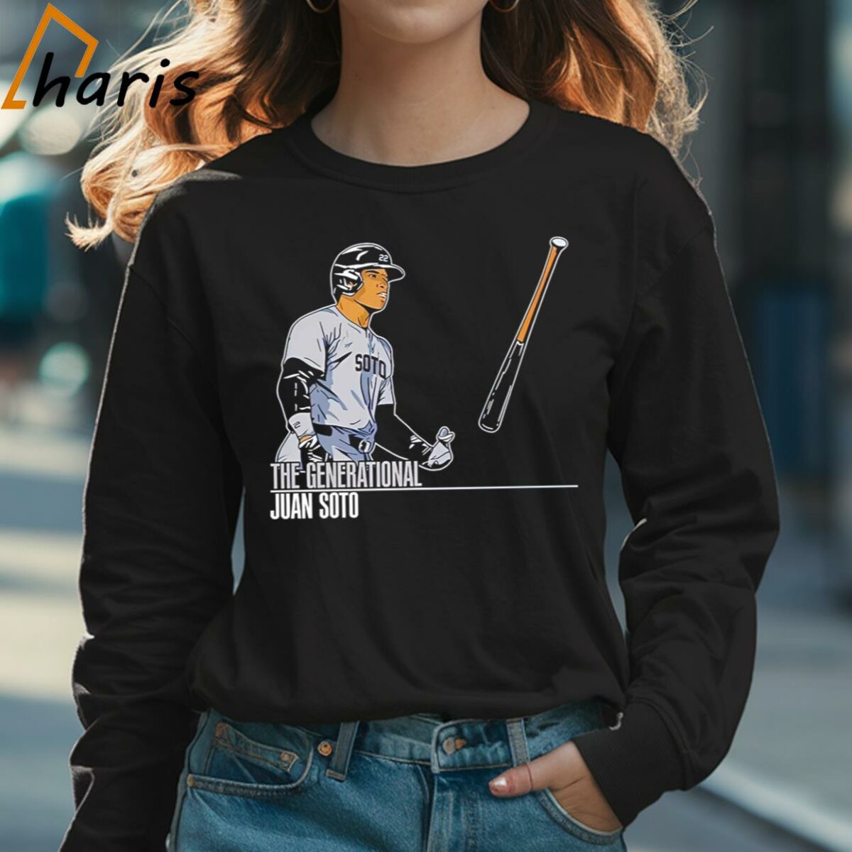 The Generational Juan Soto New York Yankees Shirt 3 Long sleeve shirt