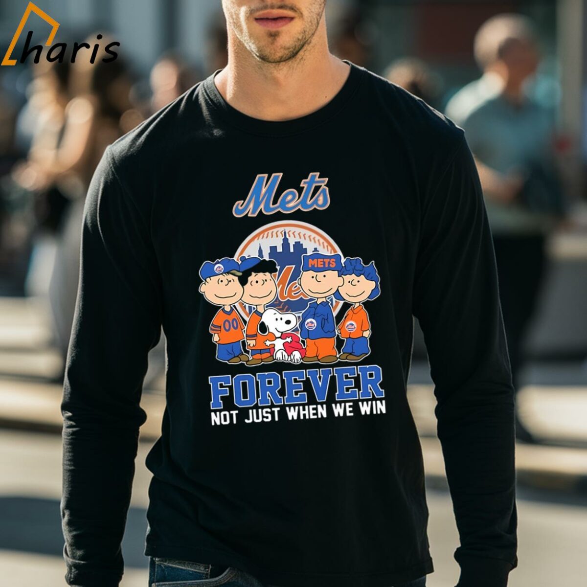 The Peanuts Characters Forever Not Just When We Win New York Mets Shirt 4 long sleeve shirt
