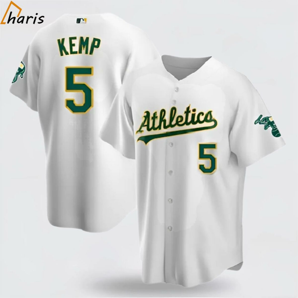 Tony Kemp 5 Oakland Athletics 2023 Season AOP Baseball Jersey 1 jersey