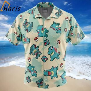 Totodile Pokemon Hawaiian Shirt 1 1