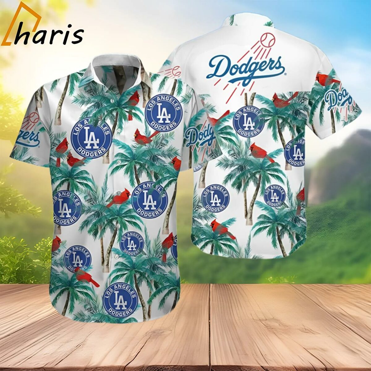 Tropical Coconut LA Dodgers Hawaiian Shirt 2 3