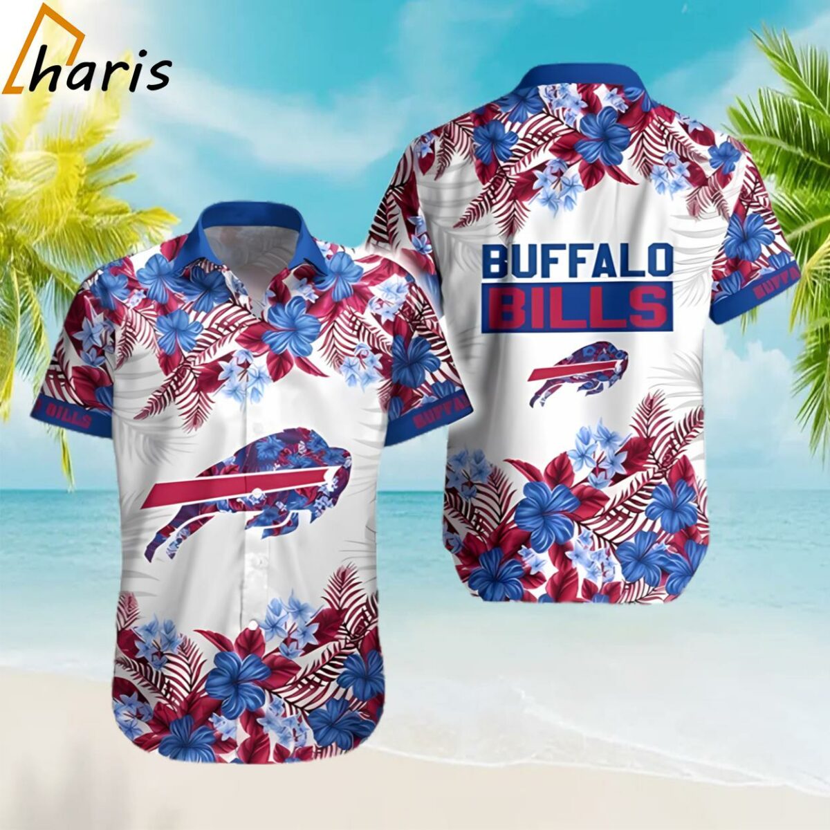 Tropical Flower Buffalo Bills Hawaiian Shirt 1 1