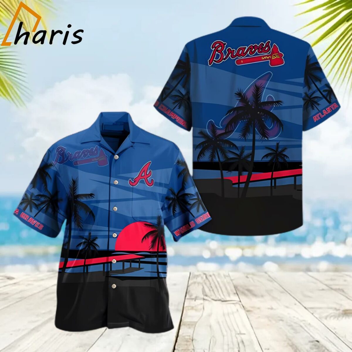 Tropical Summer Atlanta Braves Hawaiian Shirt 2 2