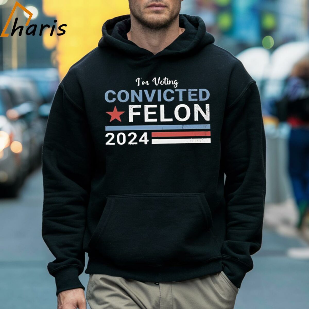 Trump 2024 Convicted Felon Im Voting Convicted Felon 2024 T shirt 5 Hoodie