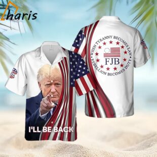 Trump 2024 I'll Be Back Hawaiian Shirt 1 1