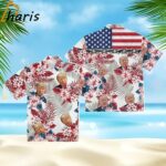 Trump Funny Photo Flower Tropical Floral Hawaiian Shirt 1 1