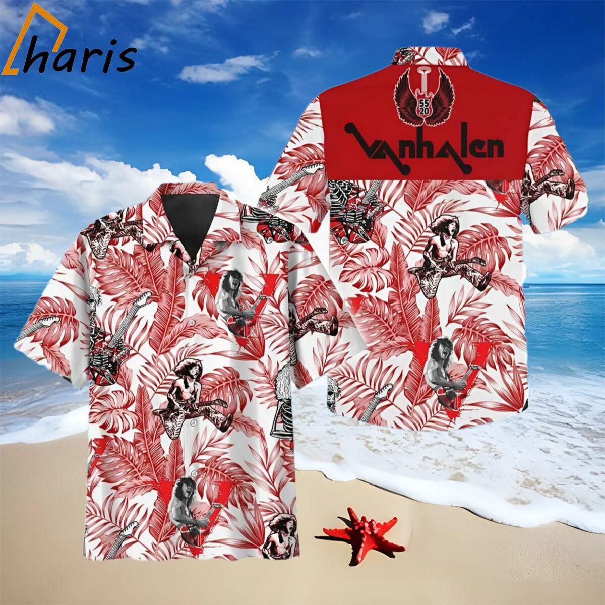Van Halen Combo And Flip Flop Hawaiian Shirt 1 1